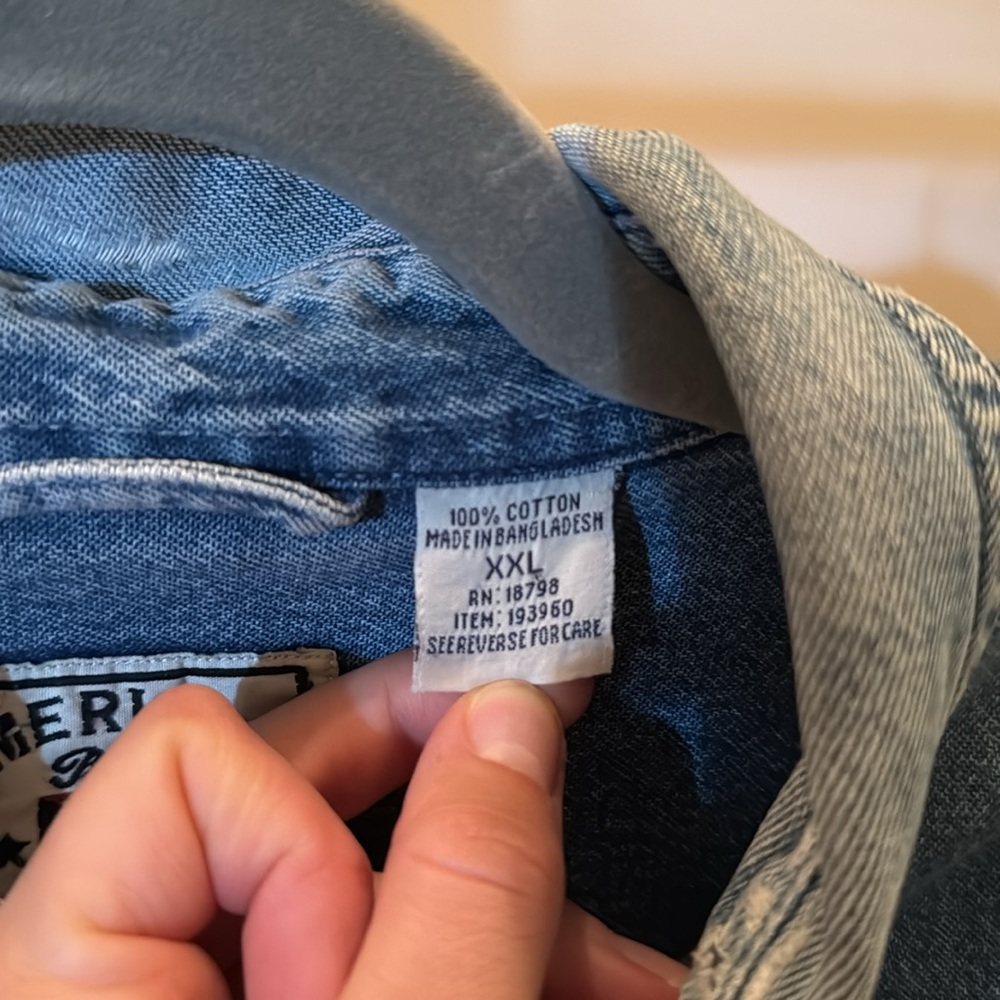 Denim button down - Picture 3 of 4